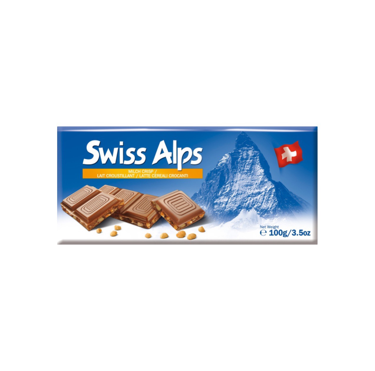 Swiss Alps Milk Crisp 100g